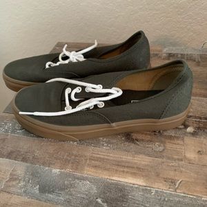 Women’s Army Green Vans Size 7.5